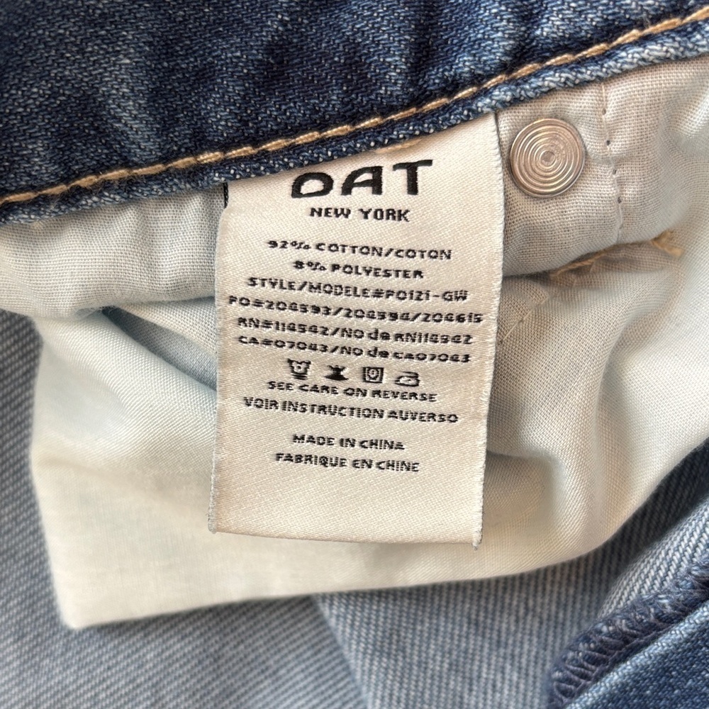 Oat New York Dark Blue Wide Leg Jeans. CLOUD LUX Denim. - Picture 7 of 12